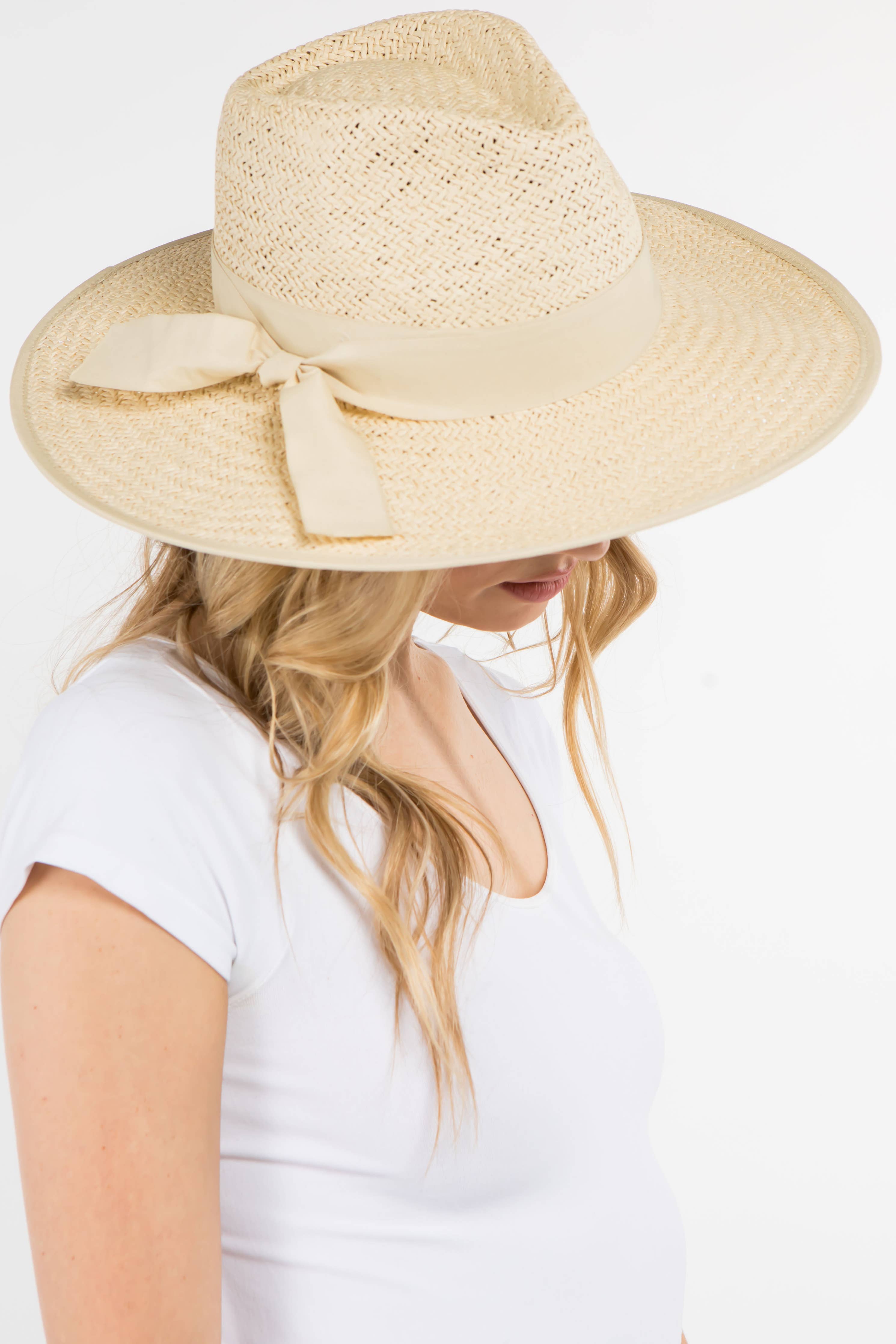 Fedora Flat Brim Hat Spring