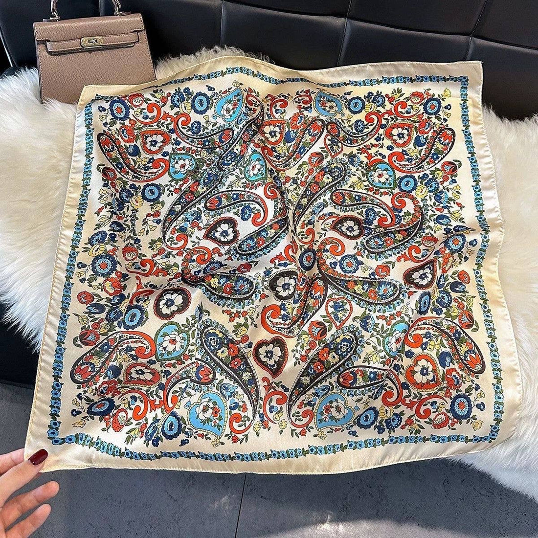 Silk-Touch Bandana Scarf