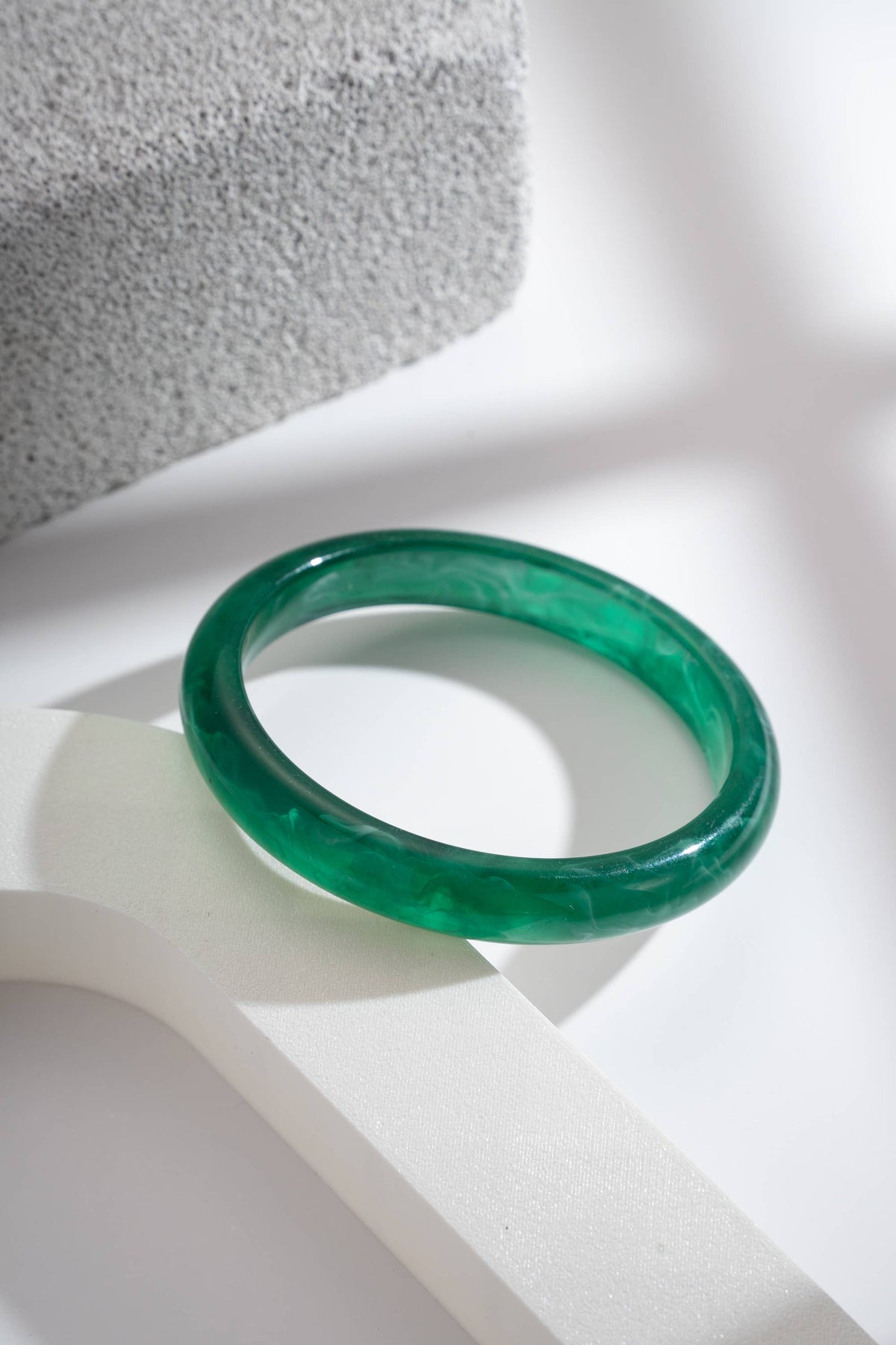 Thin Resin Marble Effect Bangle