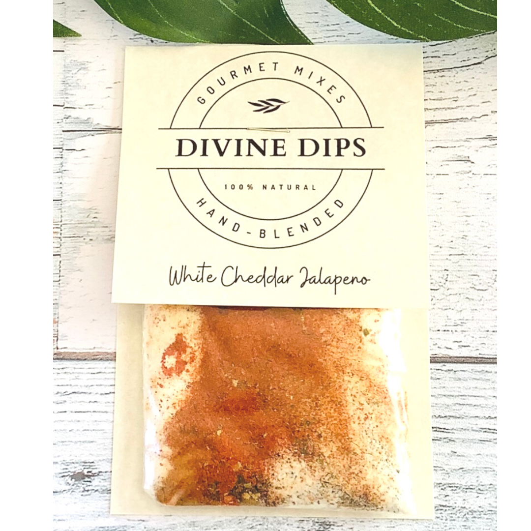 White Cheddar Jalapeno Seasoning Dip Mix &amp; Cheeseball