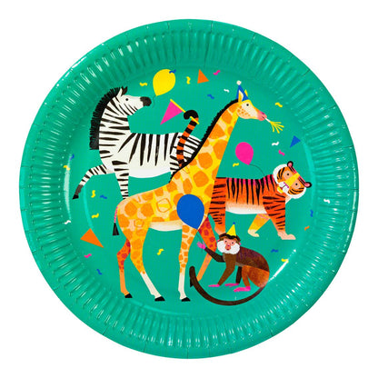 Animal Paper Plates - 12 Pack | Party Supplies