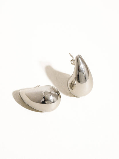 Colette 18K Gold Non-Tarnish Large Huggie Droplet Earring