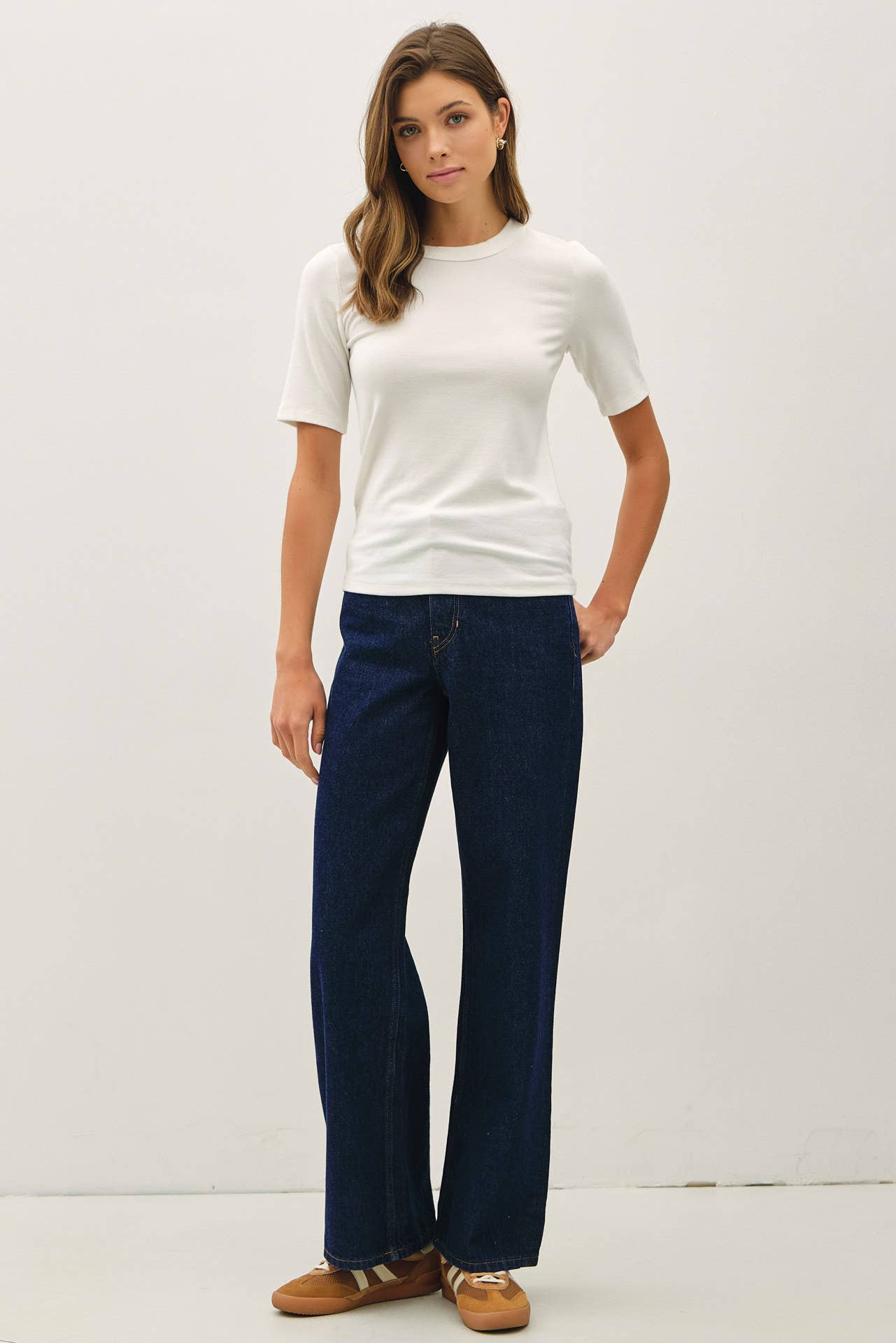 Ultra Soft Basic Short Sleeve Top