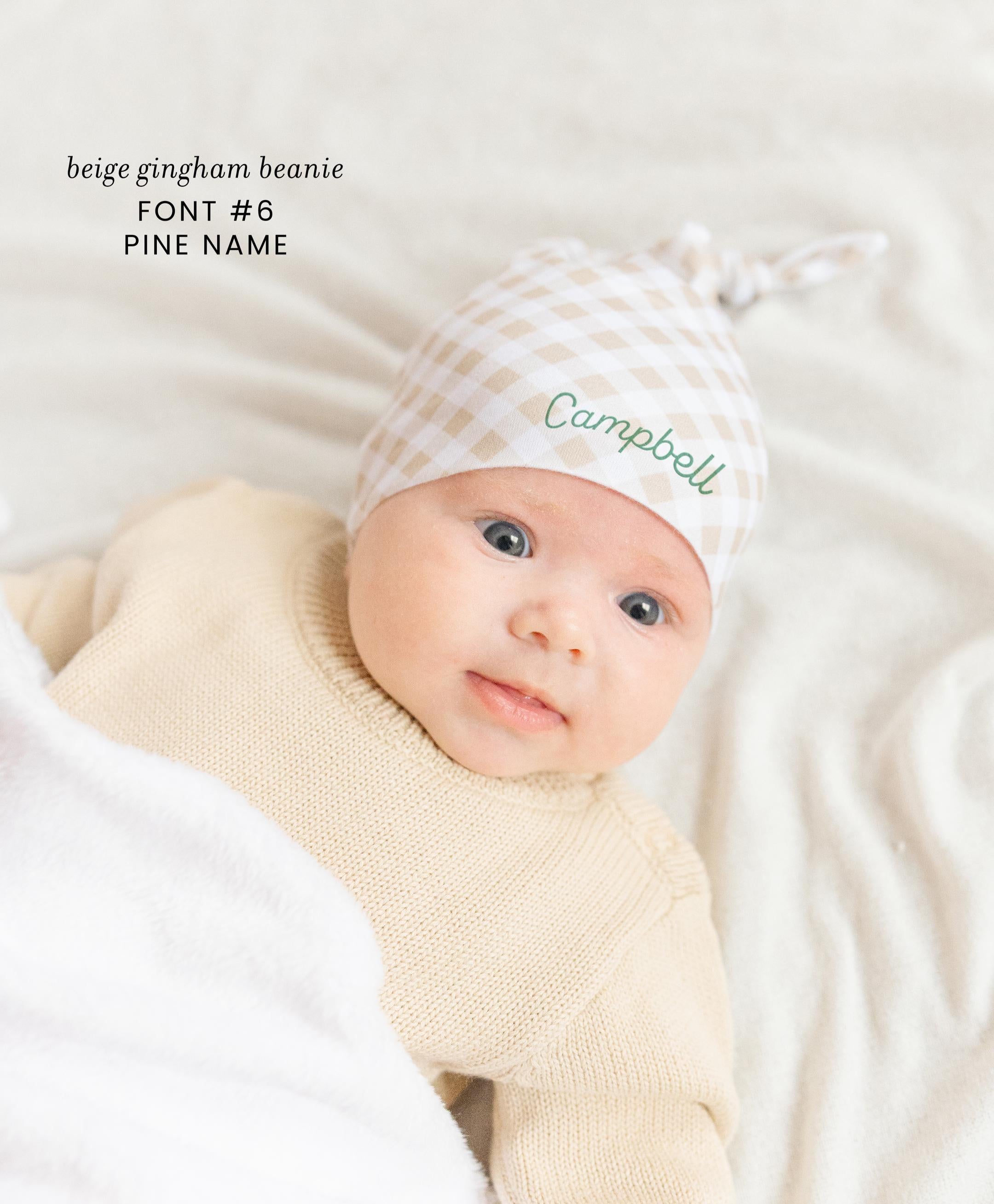 Baby Knotted Beanie and Headband