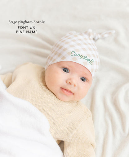 Baby Knotted Beanie and Headband