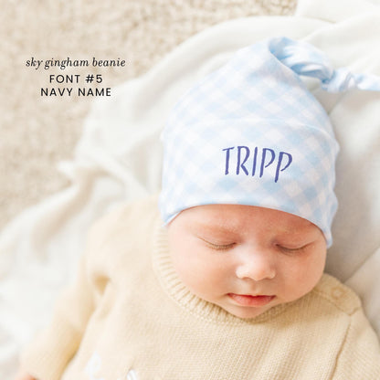 Baby Knotted Beanie and Headband