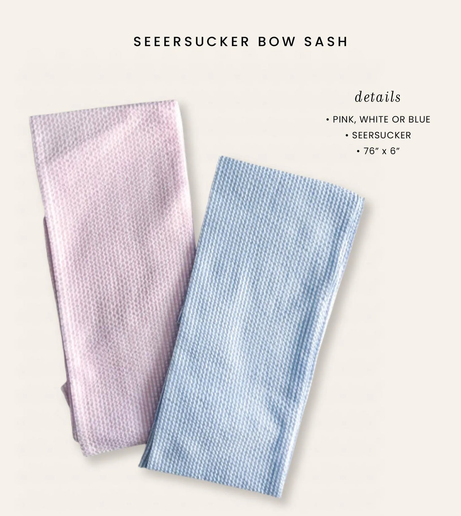 Baby Bow Sash for Newborn Baby Nursery