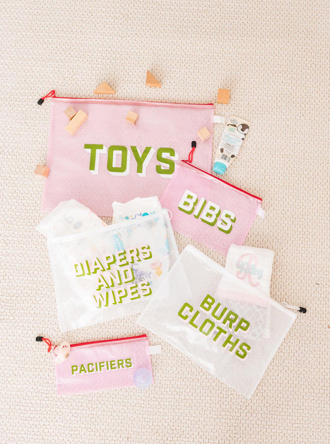 Mesh Pouch Organizer Bags for Baby