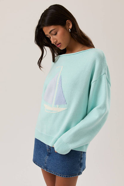 Boat Neck Sweater