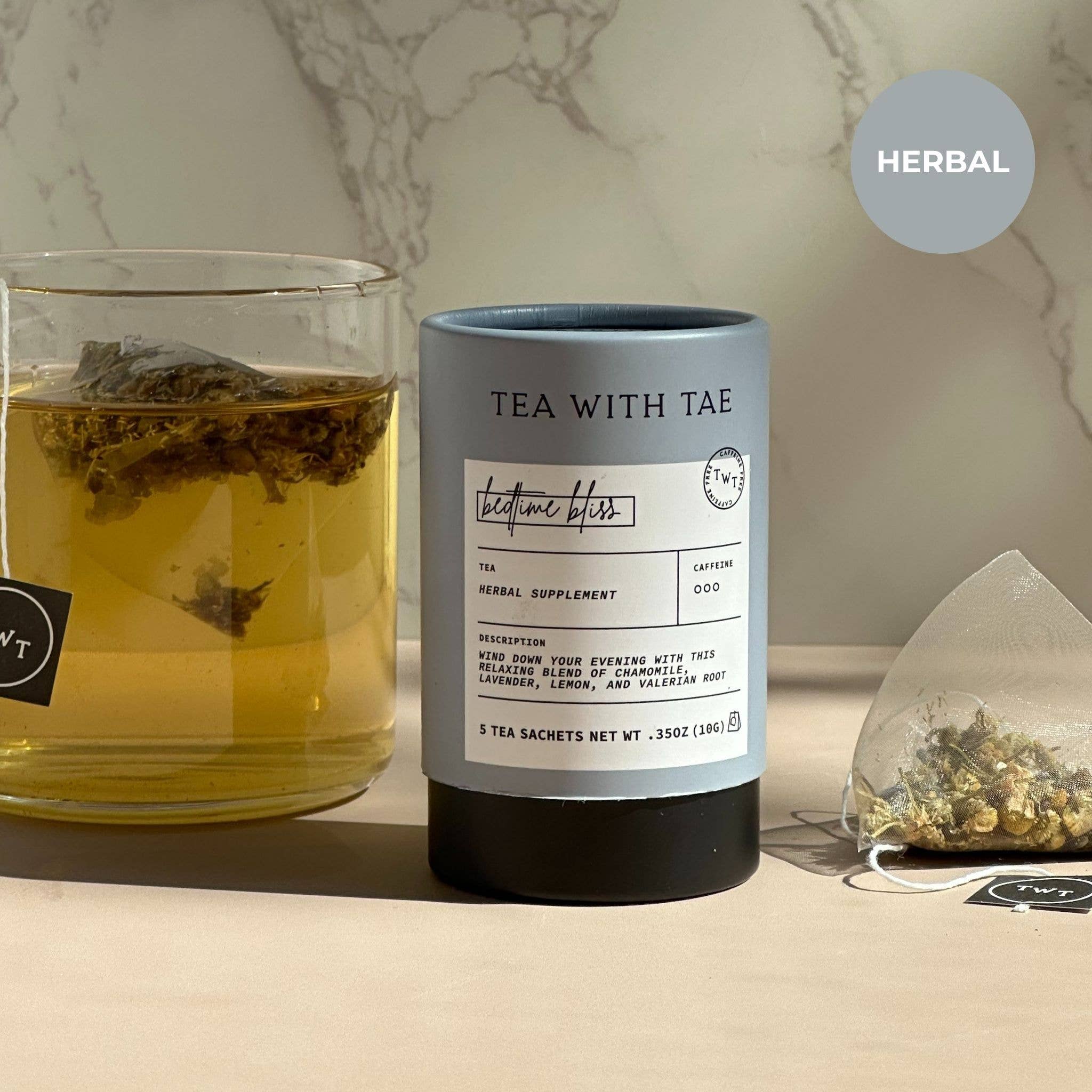 Nighttime Routine Herbal Sleep Tea - 5 Tea Bags