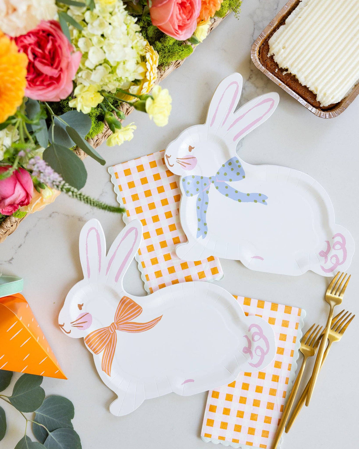 Carrot Patch Gingham Dinner Napkin