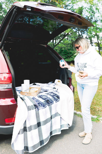 Plaid Personalized Tailgating Blanket