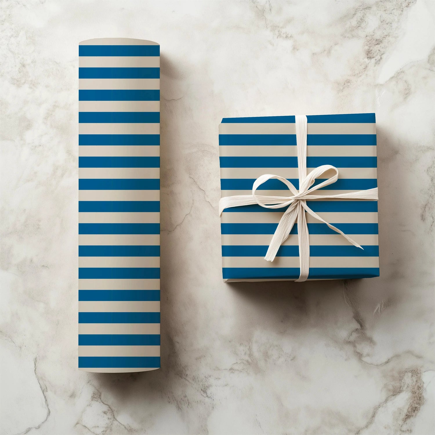 Striped Holiday Wrapping Paper | Various Color Patterns