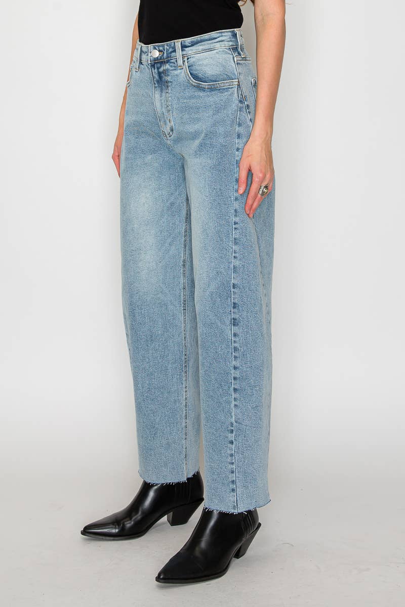 High Rise Barrel Jeans