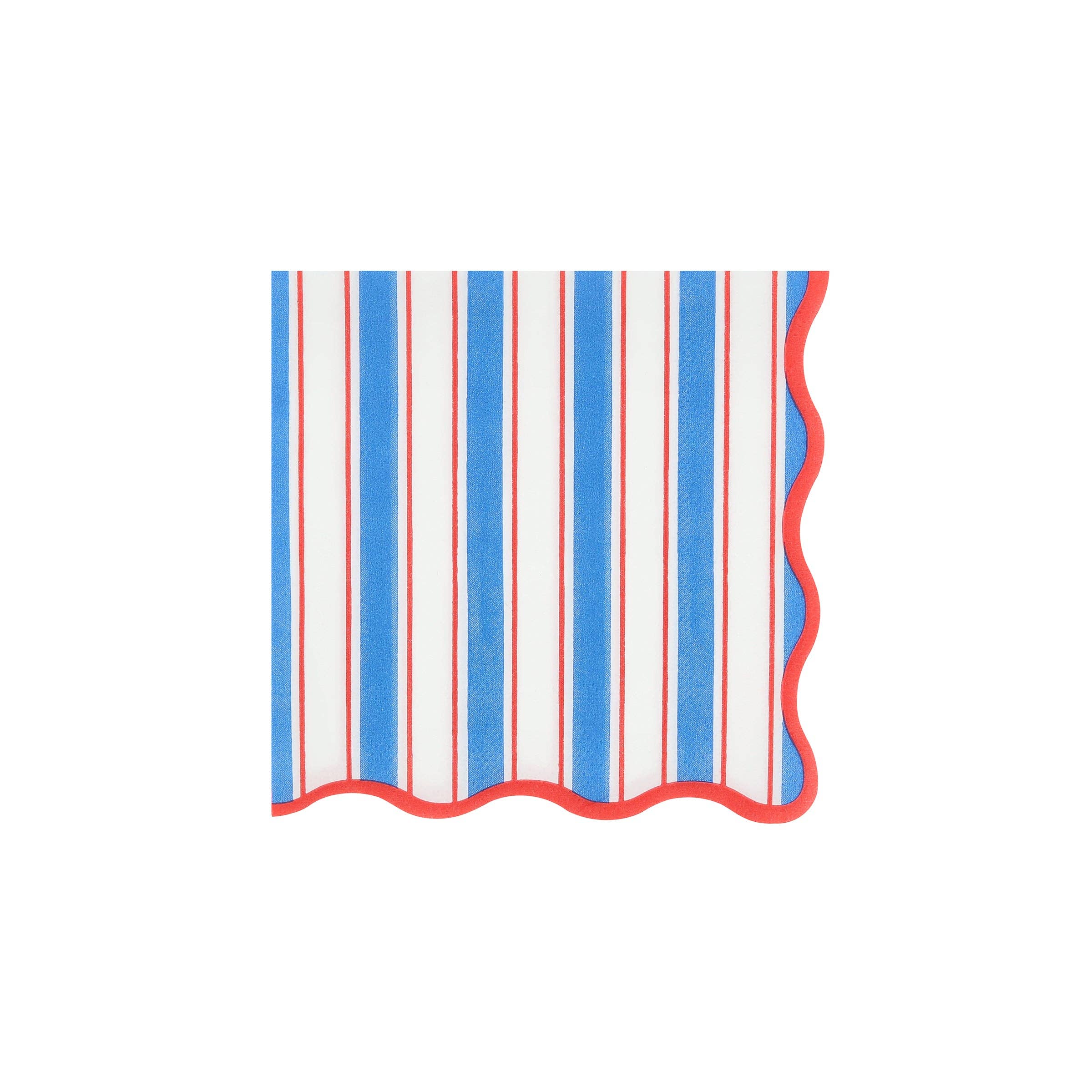 Nautical Striped Small Napkins