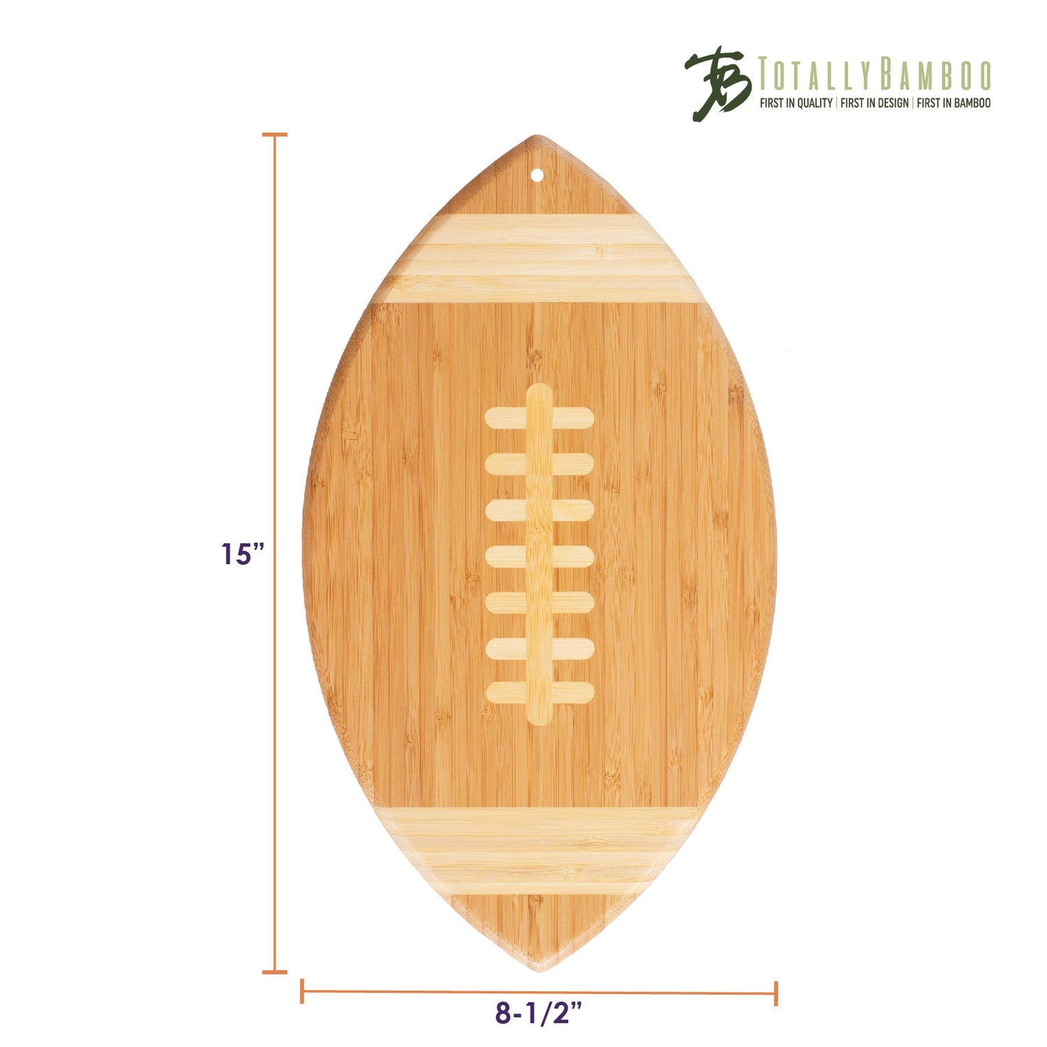 Football Shaped Cutting Board &amp; Charcuterie Serving Tray