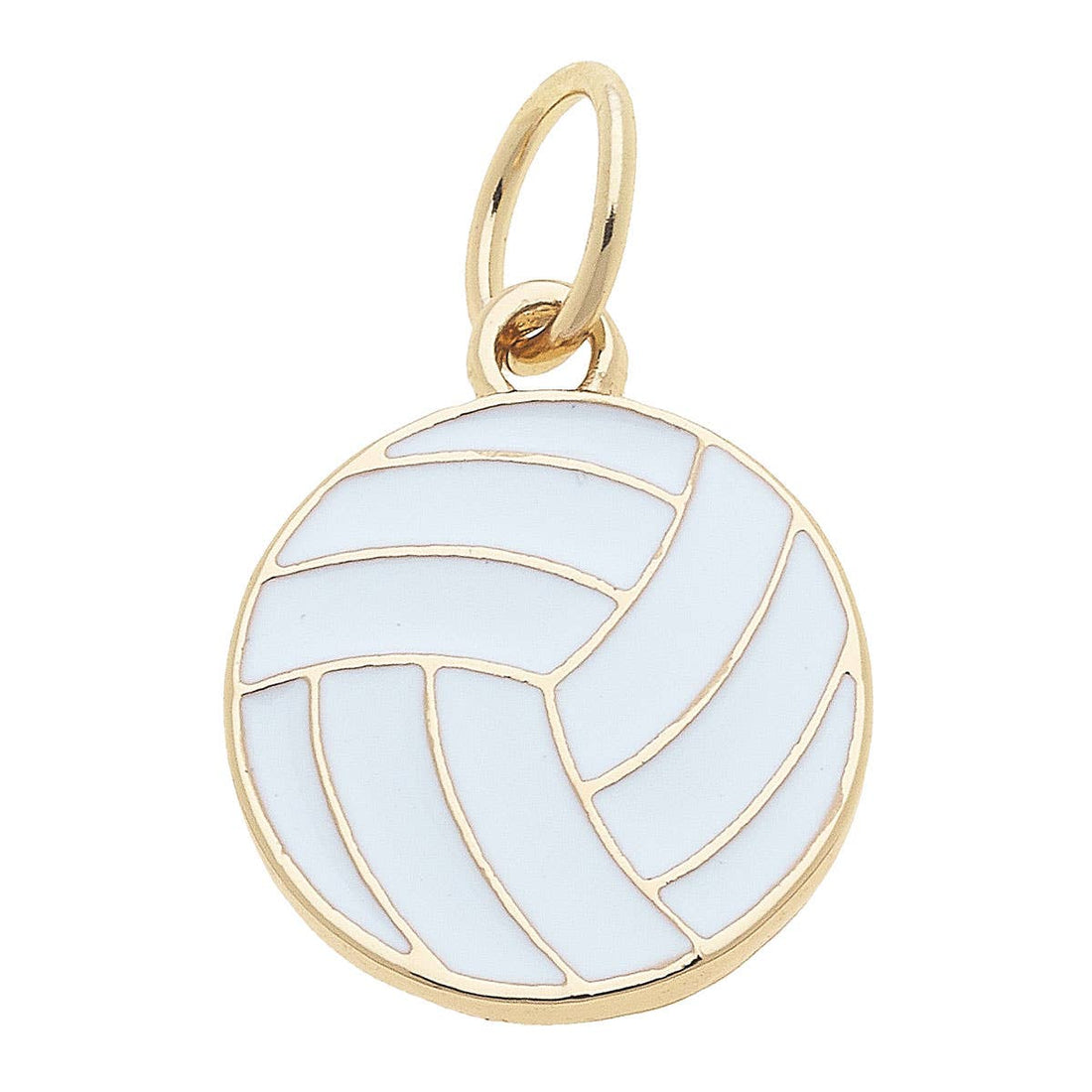 Volleyball Enamel Charm