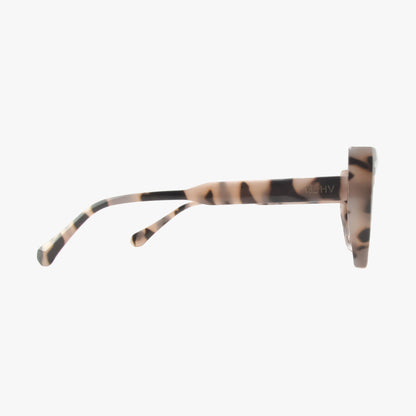Nova Silt Tortoise Geometric Cat Eye Fashion Sunglasses