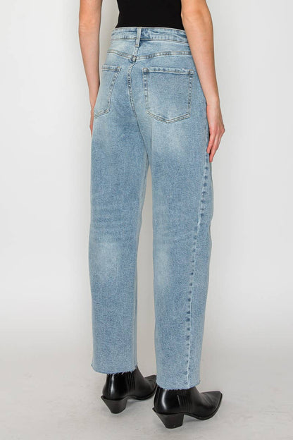 High Rise Barrel Jeans