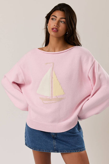 Boat Neck Sweater