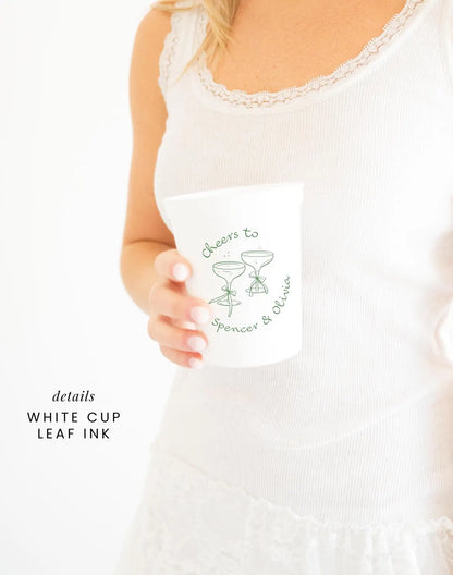 Cheers! Custom Wedding Colored Party Cups
