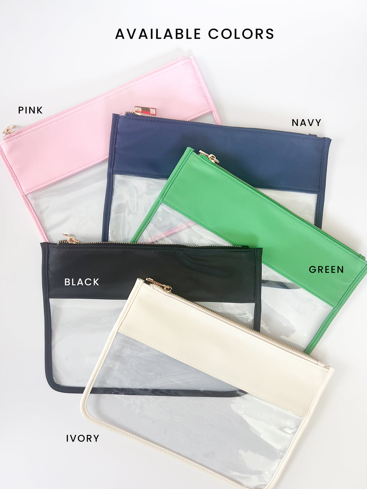 Clear Monogram Nylon Pouch