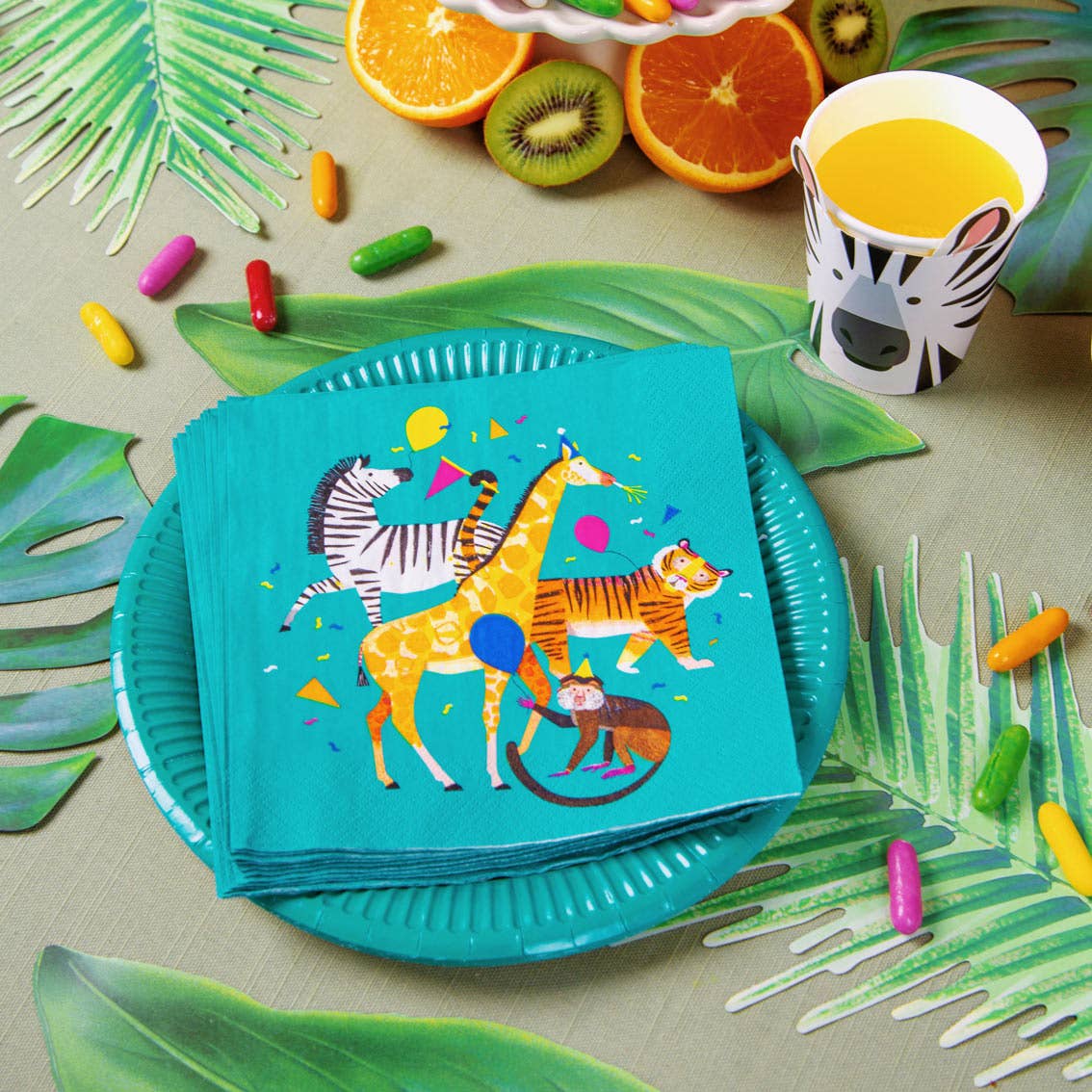 Animal Paper Plates - 12 Pack | Party Supplies