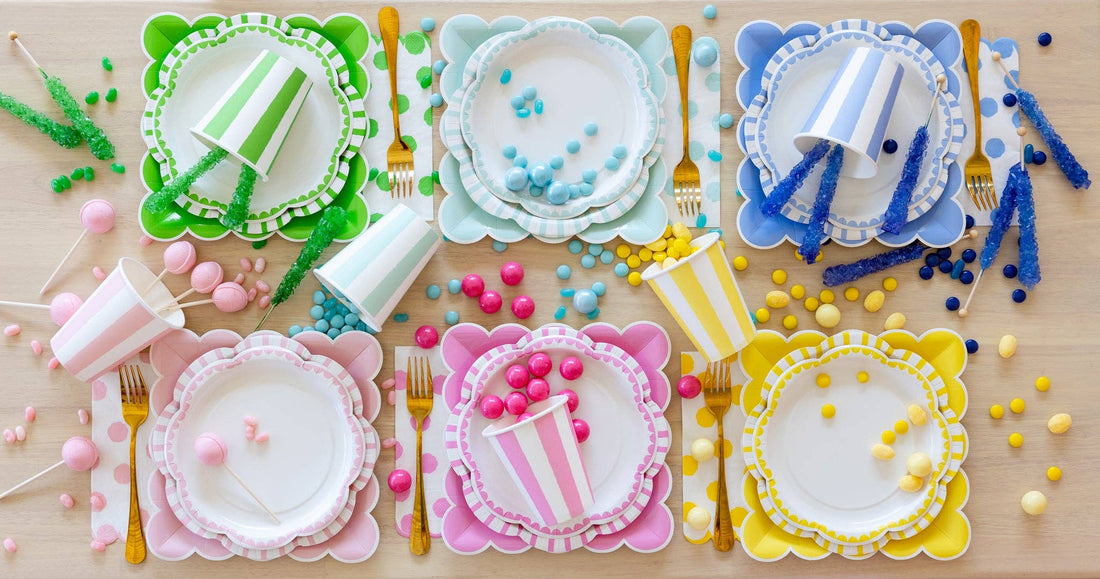 Blue Dessert Plate