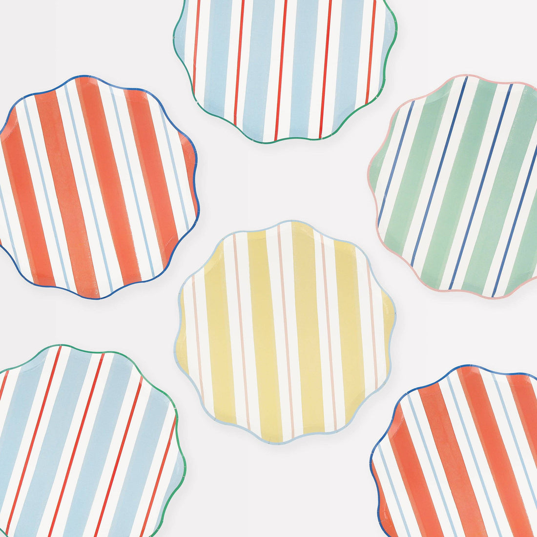 Preppy Stripe Side Plates