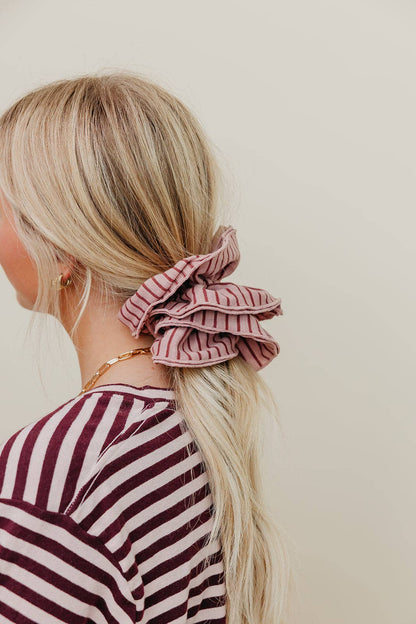 KAXI Striped Corset Scrunchie