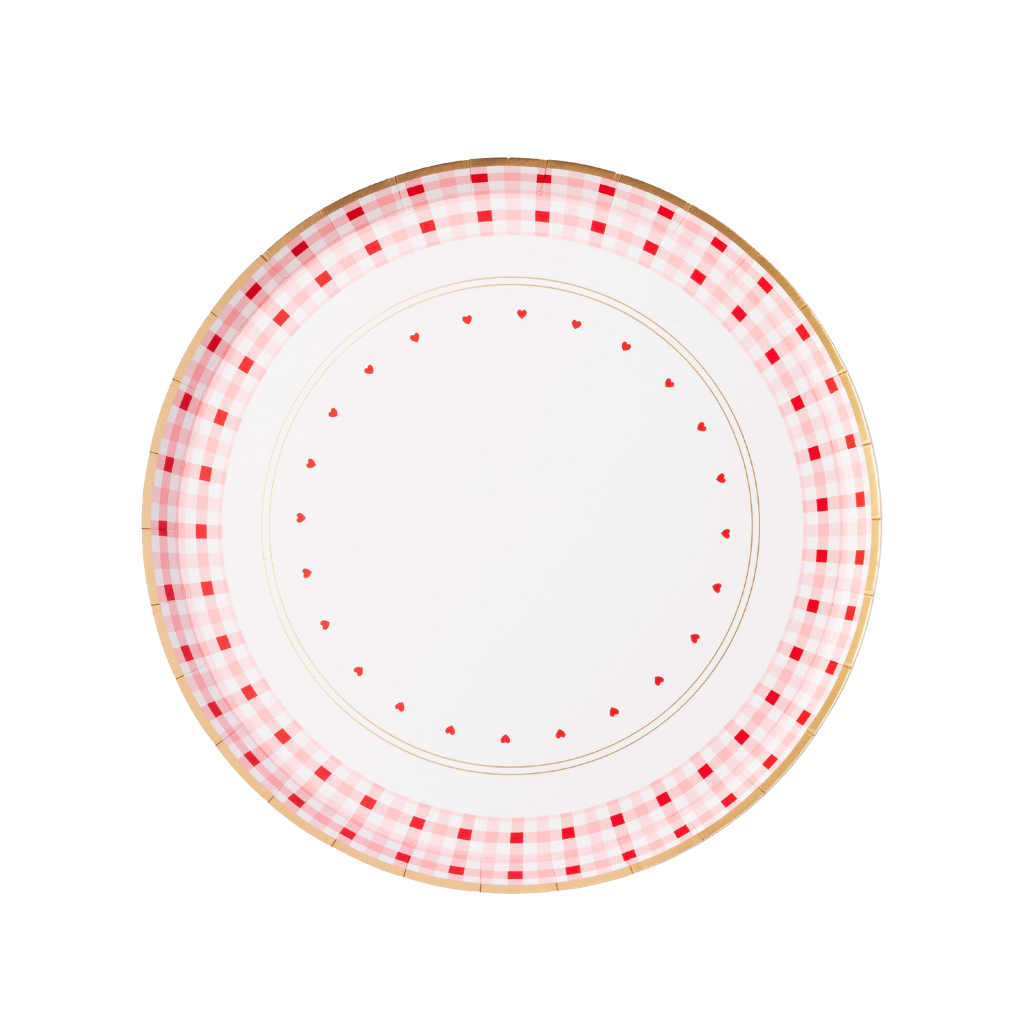 Elegant Valentine Dessert Plates