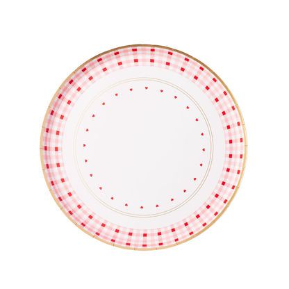 Elegant Valentine Dessert Plates