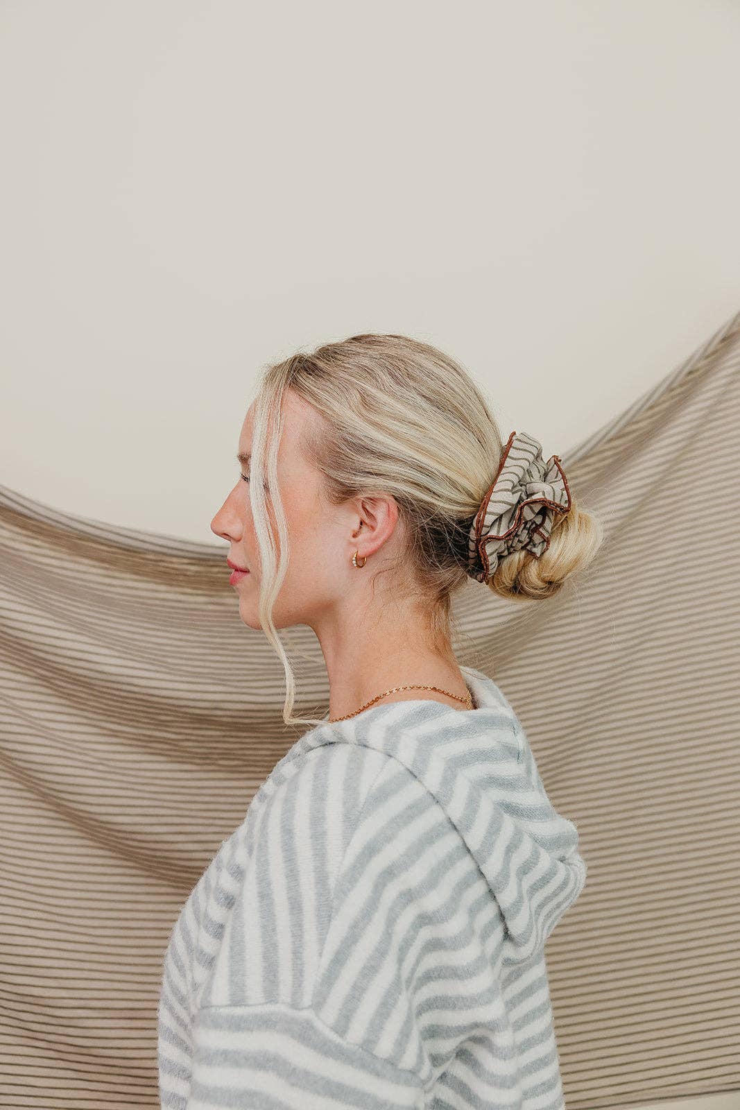 KAXI Striped Corset Scrunchie