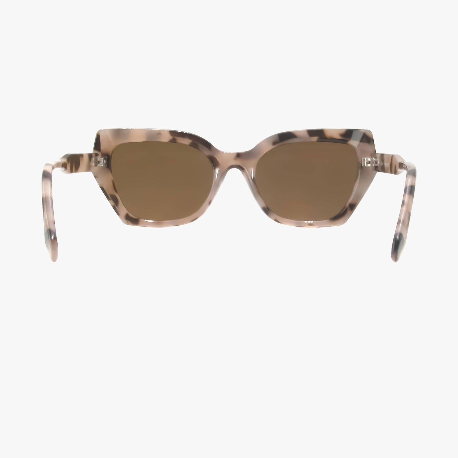 Nova Silt Tortoise Geometric Cat Eye Fashion Sunglasses
