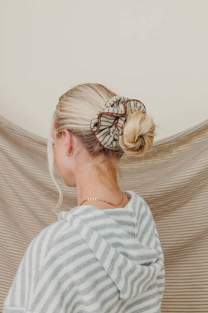 KAXI Striped Corset Scrunchie