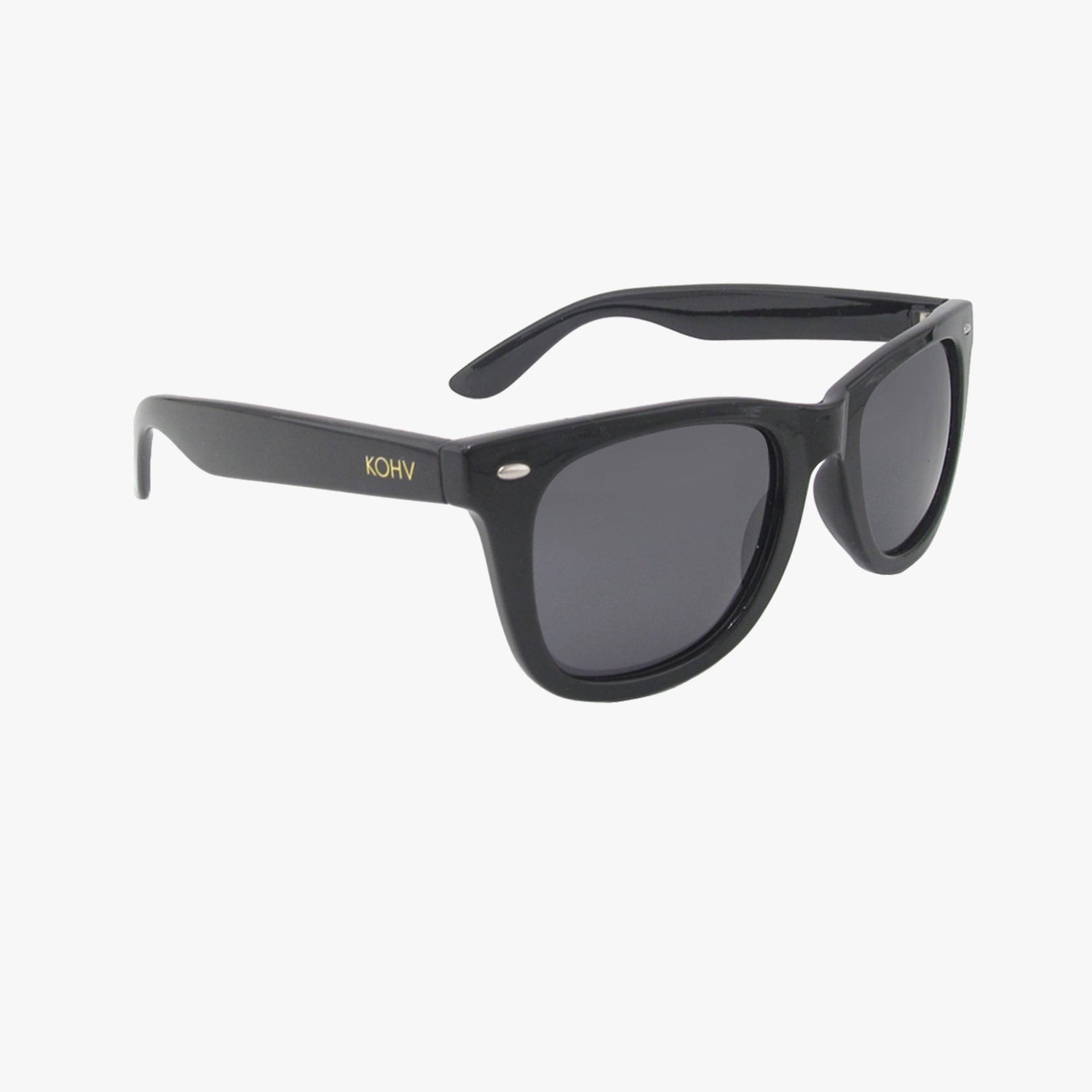 Drift Midnight Polarized Square Retro Sunglasses