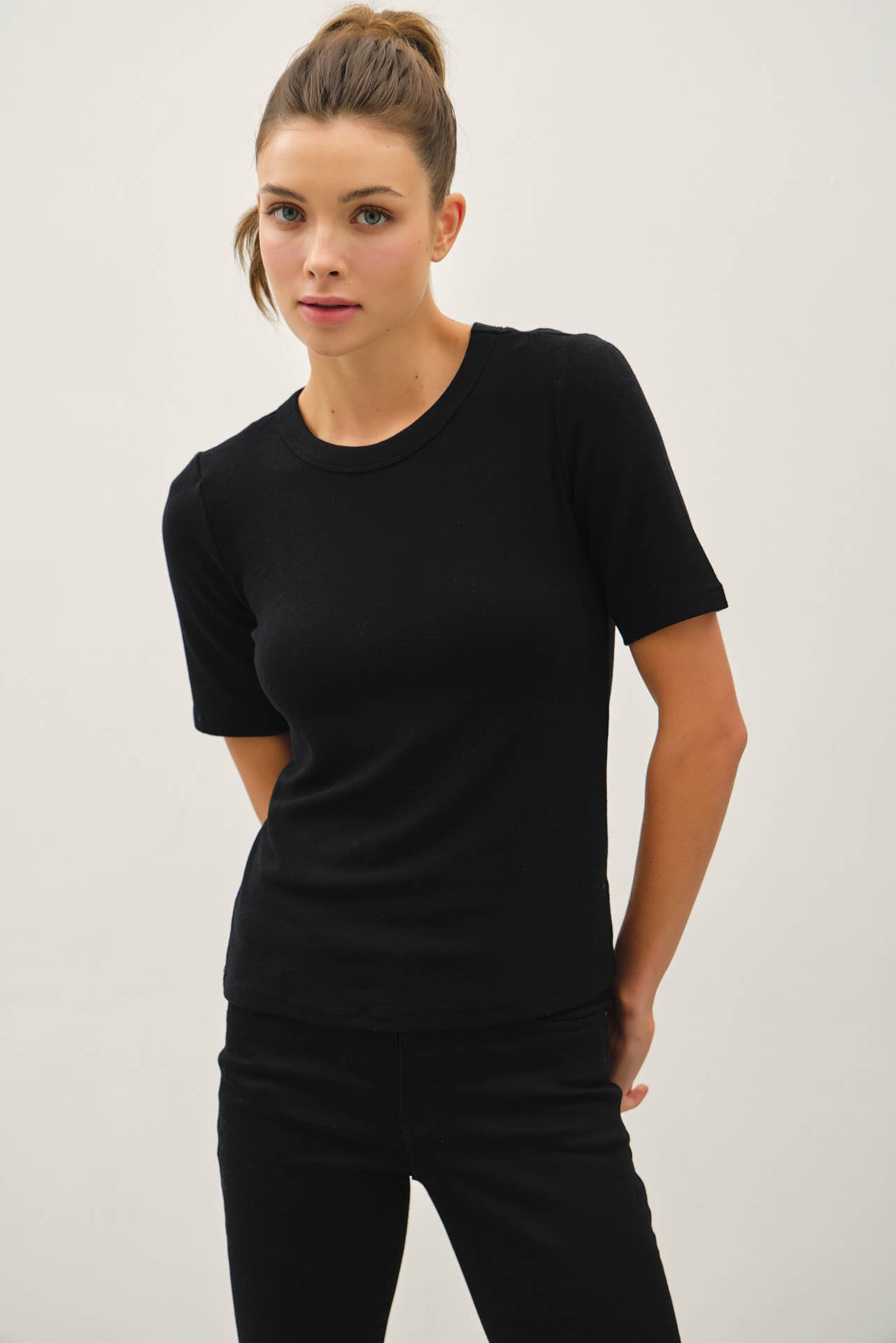 Ultra Soft Basic Short Sleeve Top