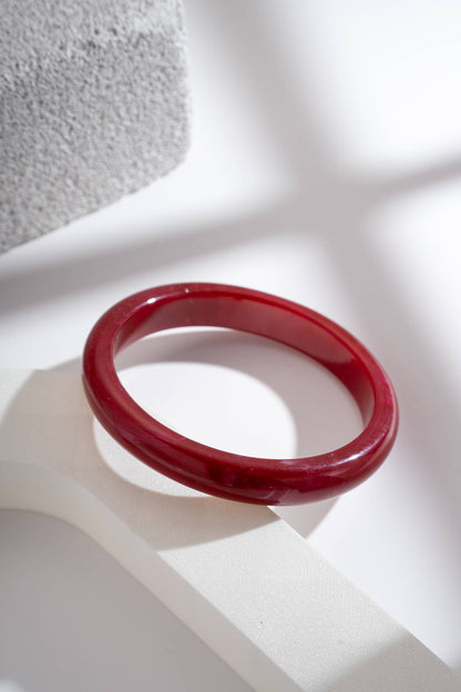 Thin Resin Marble Effect Bangle