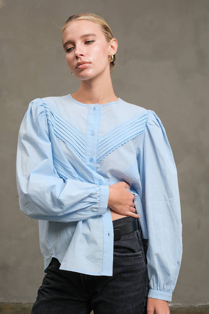 Classic Pintuck Blouse