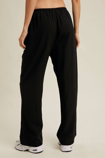 Linen Straight Pants