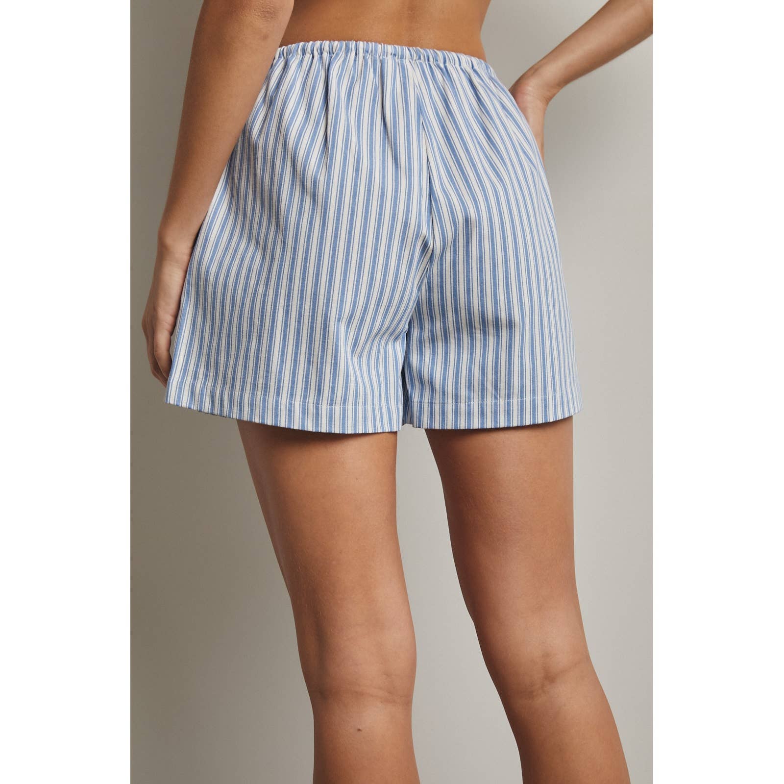 Striped Shorts with Drawstring