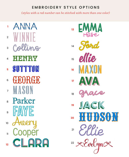 Bunny Lovey with Embroidery for Baby