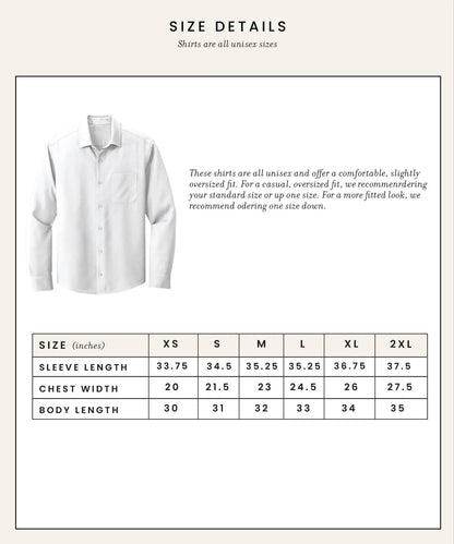 Favorite Icons White Button Down Shirt