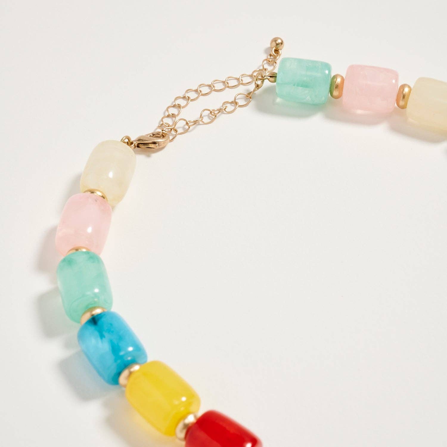 Gold Seashell Pendant Beaded Necklace