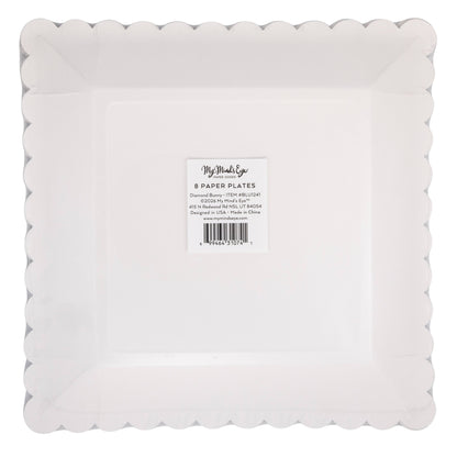 Diamond Bunny Pattern Plate