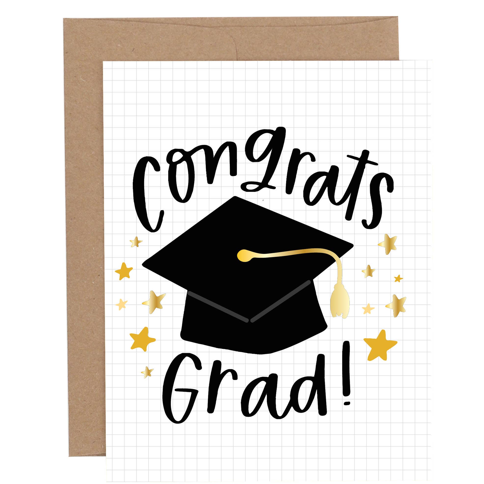 Congrats Grad Graduation Greeting Card