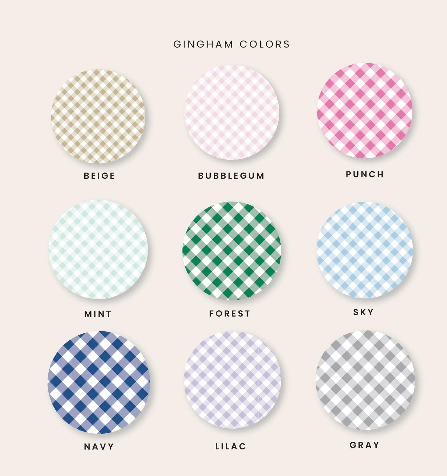 Minky Gingham Baby Blanket with Embroidered Crest Monograms