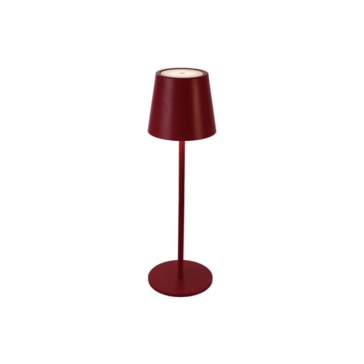 Red LED Rechargeable Table Lamp