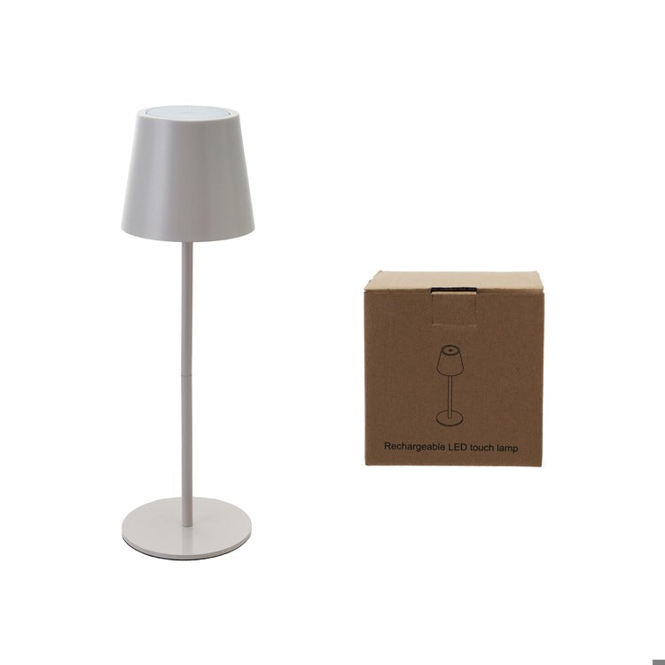 Gray LED Rechargeable Table Lamp