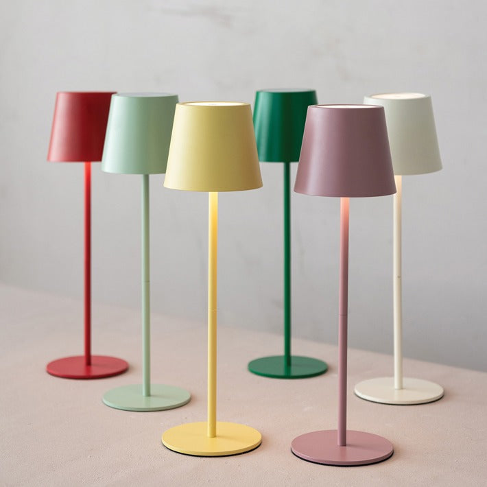 Gray LED Rechargeable Table Lamp
